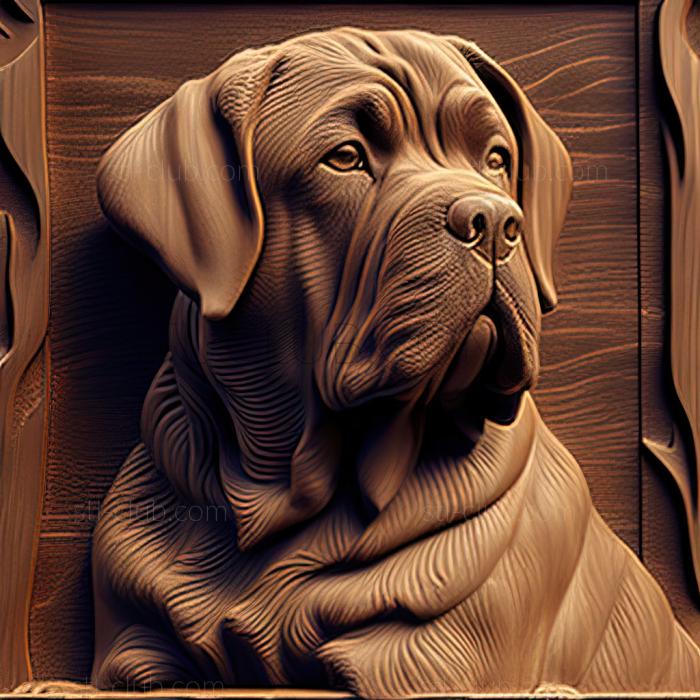 3D model st Barry the dog famous animal (STL)